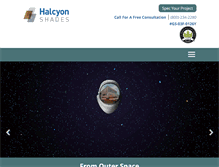 Tablet Screenshot of halcyonshades.com